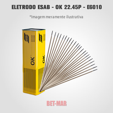 BET-MAR - SOLDAS - Eletrodo ESAB OK 22.45P - E6010 