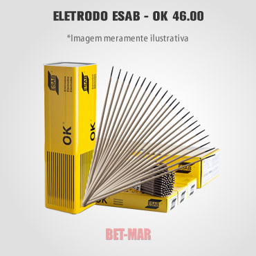 BET-MAR - SOLDAS - ELETRODO ESAB - OK 46.00